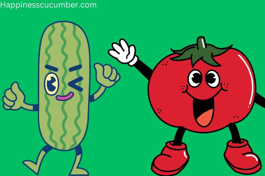 Why is it great to plant tomatoes and cucumbers together?