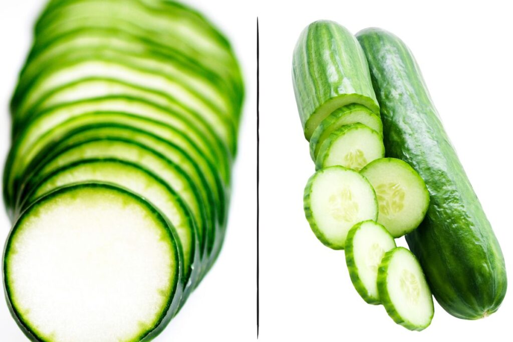 Comparing Seedless and Seeded Cucumbers
