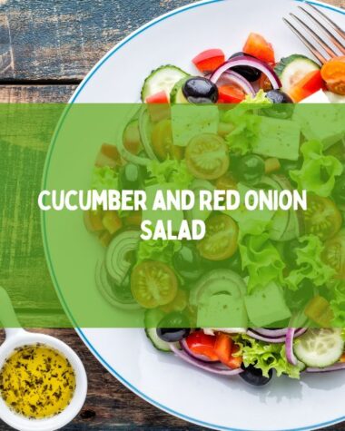 Cucumber and Red Onion Salad